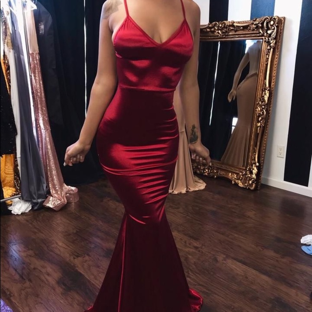 Lynira Label Satin Chantel Gown